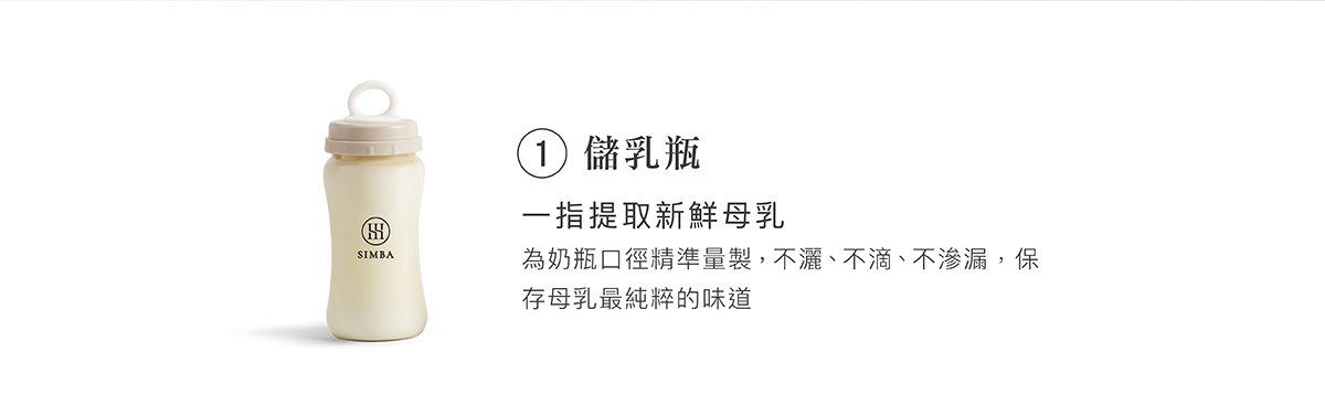 蘊蜜鉑金PPSU防脹氣奶瓶獨家首創一瓶八用創新紀錄！換蓋即一瓶多用，市售配件最齊全，可依階段餵養，儲乳、餵乳、學飲。